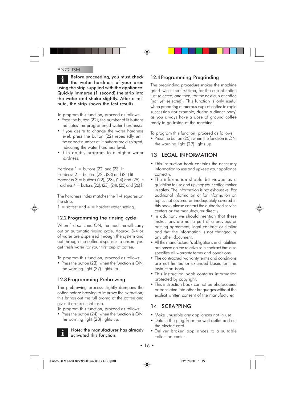 Philips 740613011 User Manual | Page 16 / 52