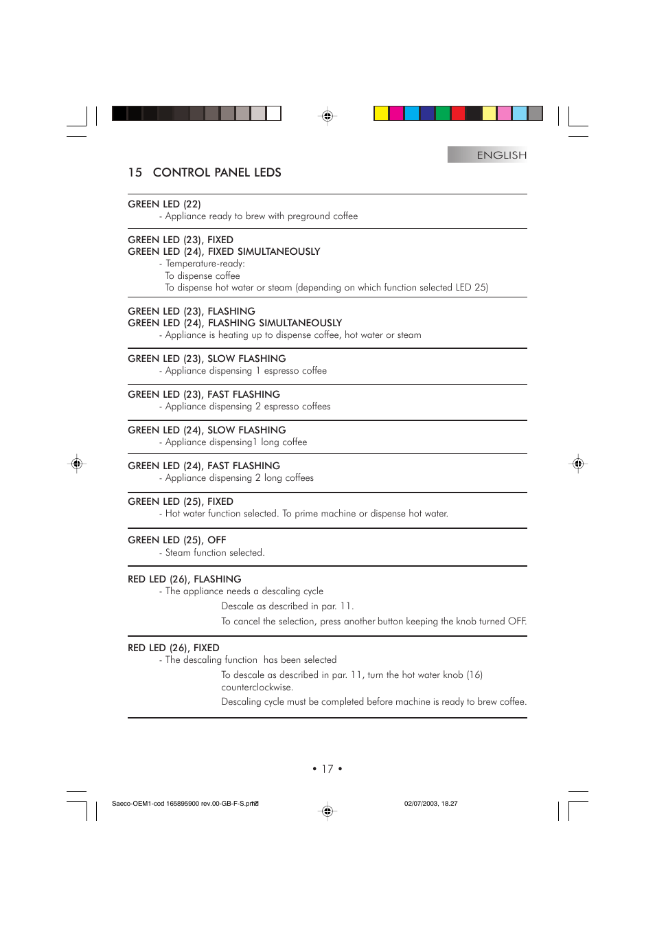 Philips 740613011 User Manual | Page 17 / 52