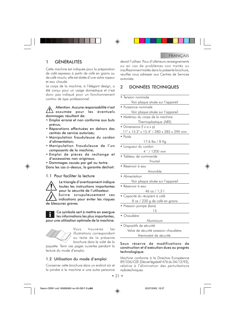 Philips 740613011 User Manual | Page 21 / 52