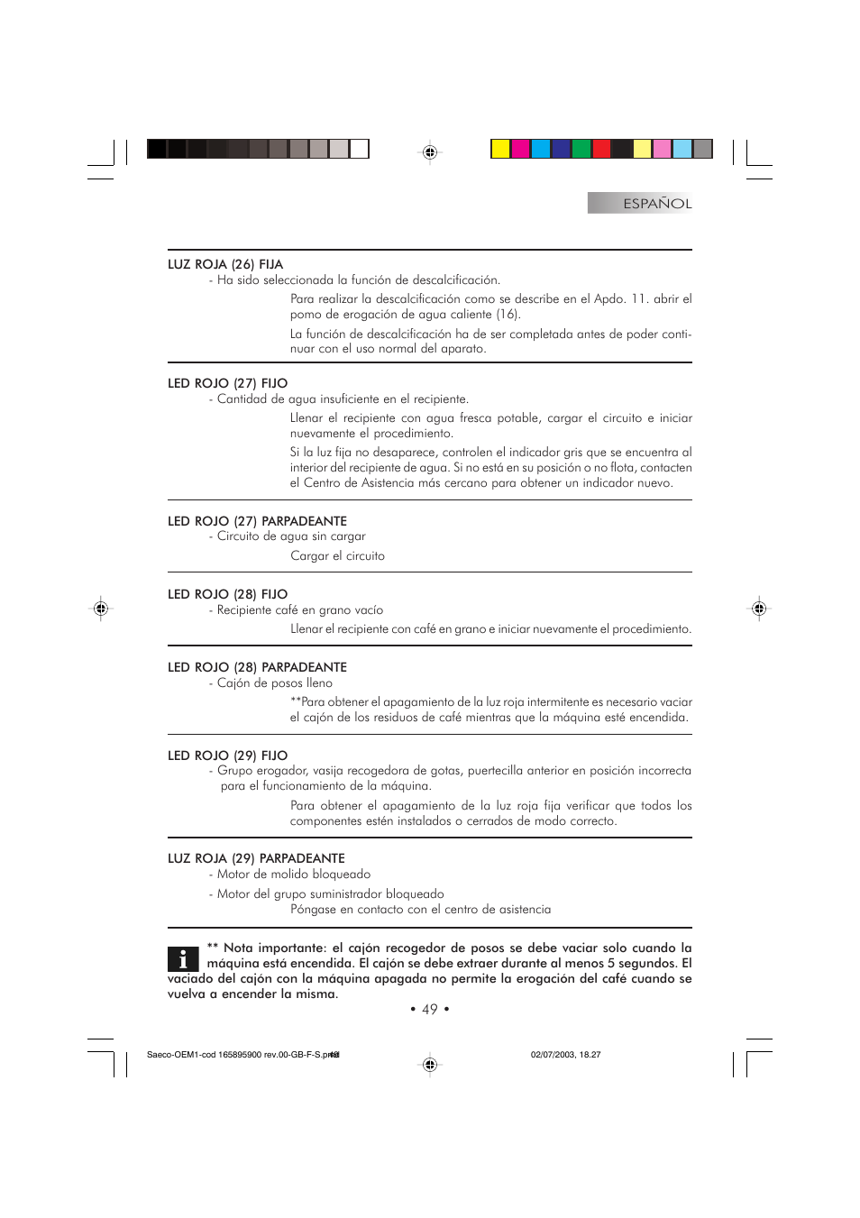 Philips 740613011 User Manual | Page 49 / 52