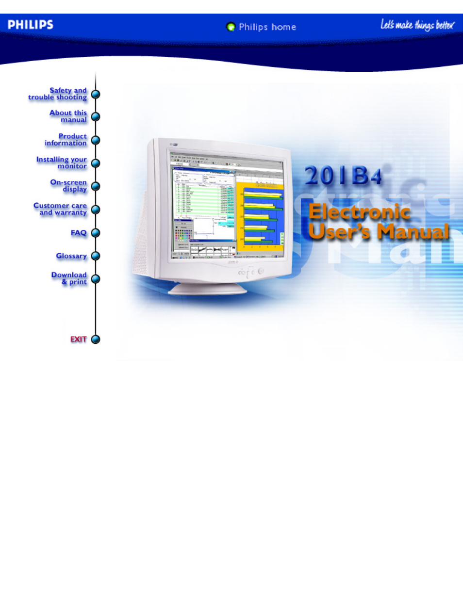 Philips 201B4574 User Manual | 94 pages