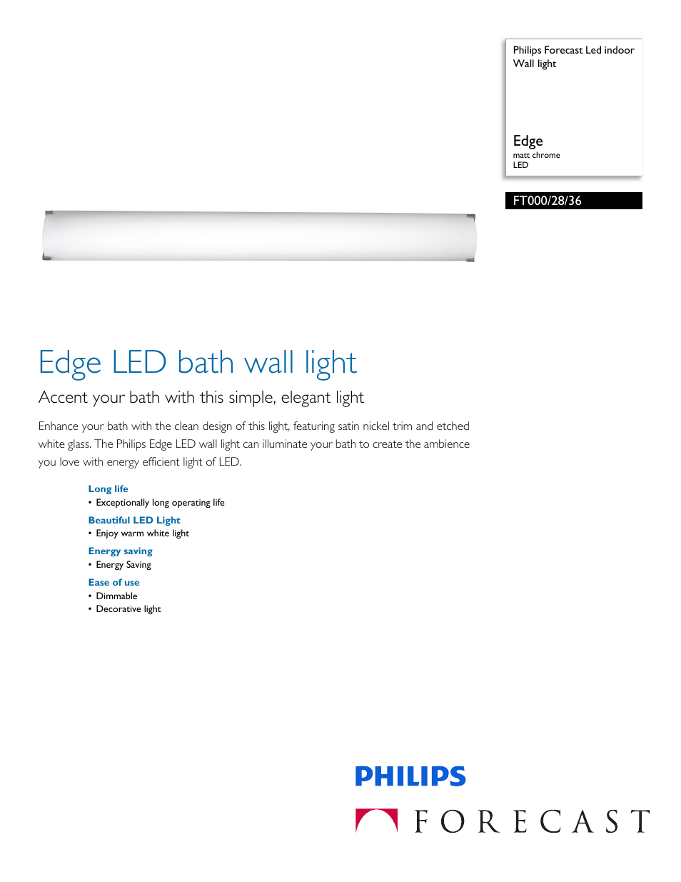 Philips FT0002836 User Manual | 2 pages