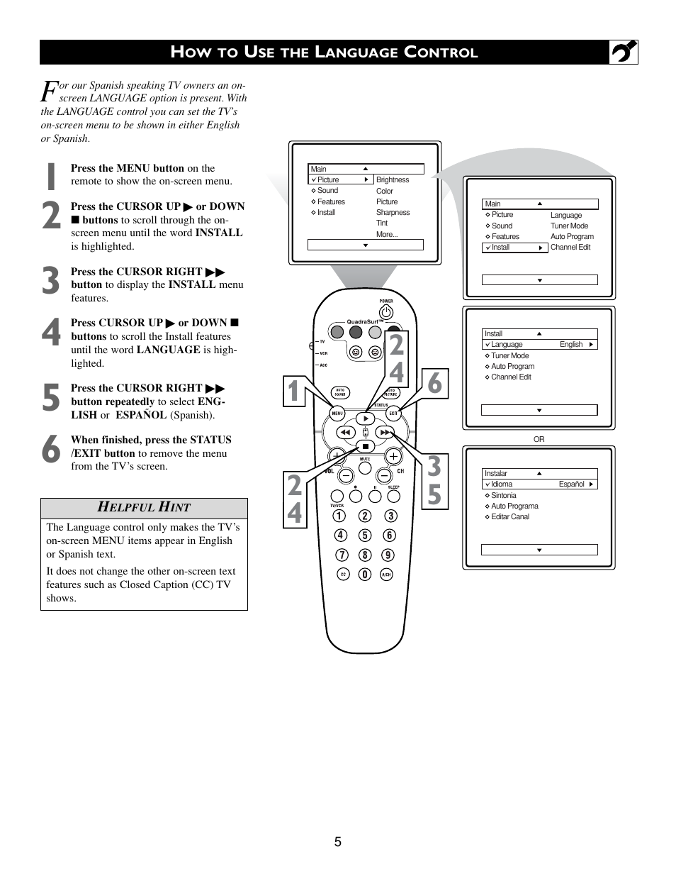 Philips 32PT563S User Manual | Page 5 / 40
