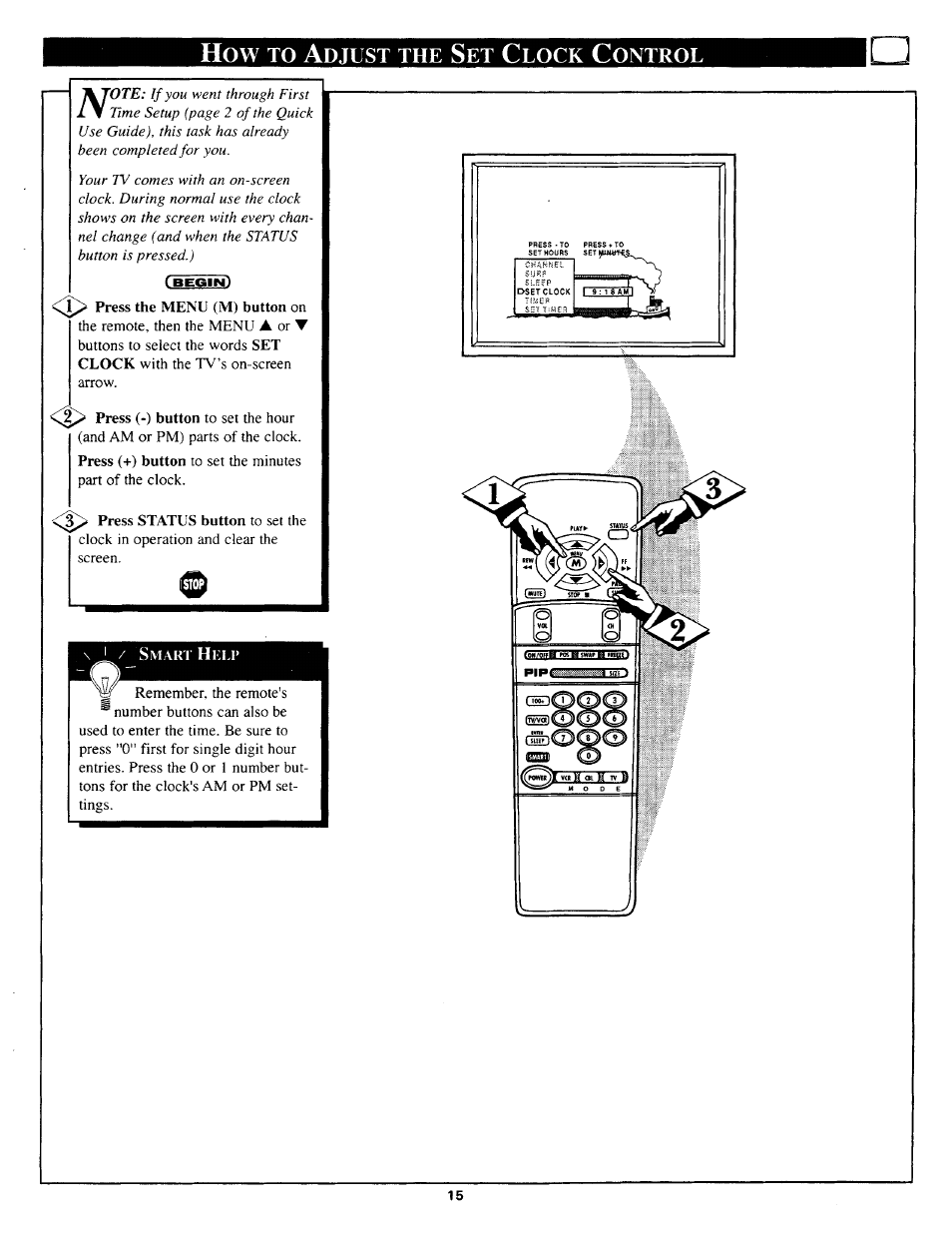 I / smari hlllp | Philips TP3669C User Manual | Page 15 / 40