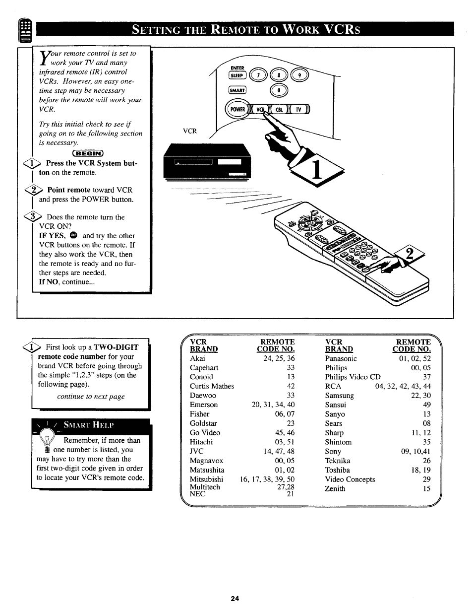 Etting, Emote | Philips TP3669C User Manual | Page 24 / 40