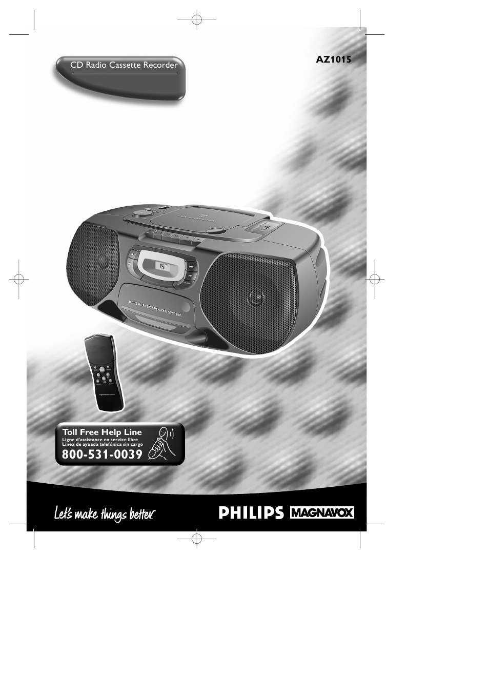 Philips AZ1015-17 User Manual | 44 pages