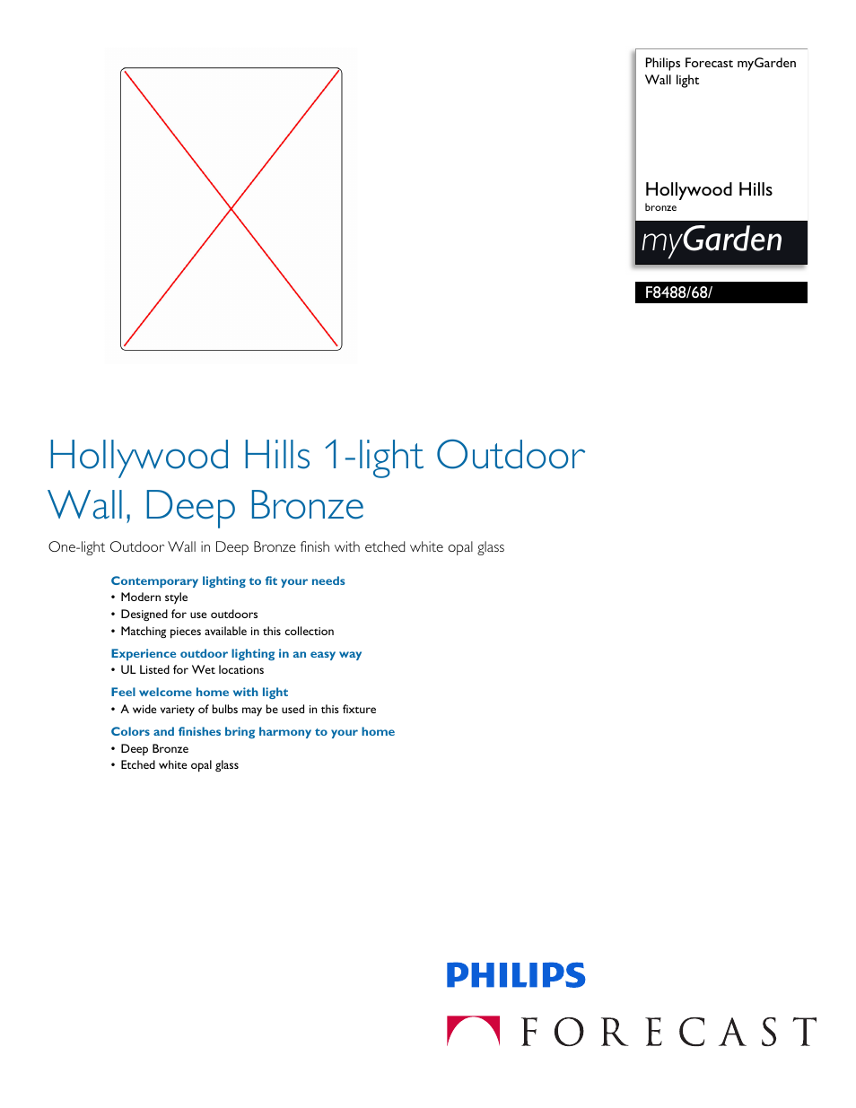 Philips F848868 User Manual | 2 pages