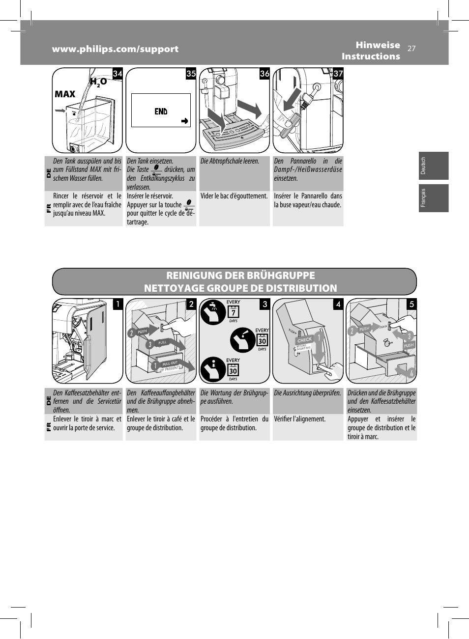 Philips HD8837-47 User Manual | Page 27 / 60