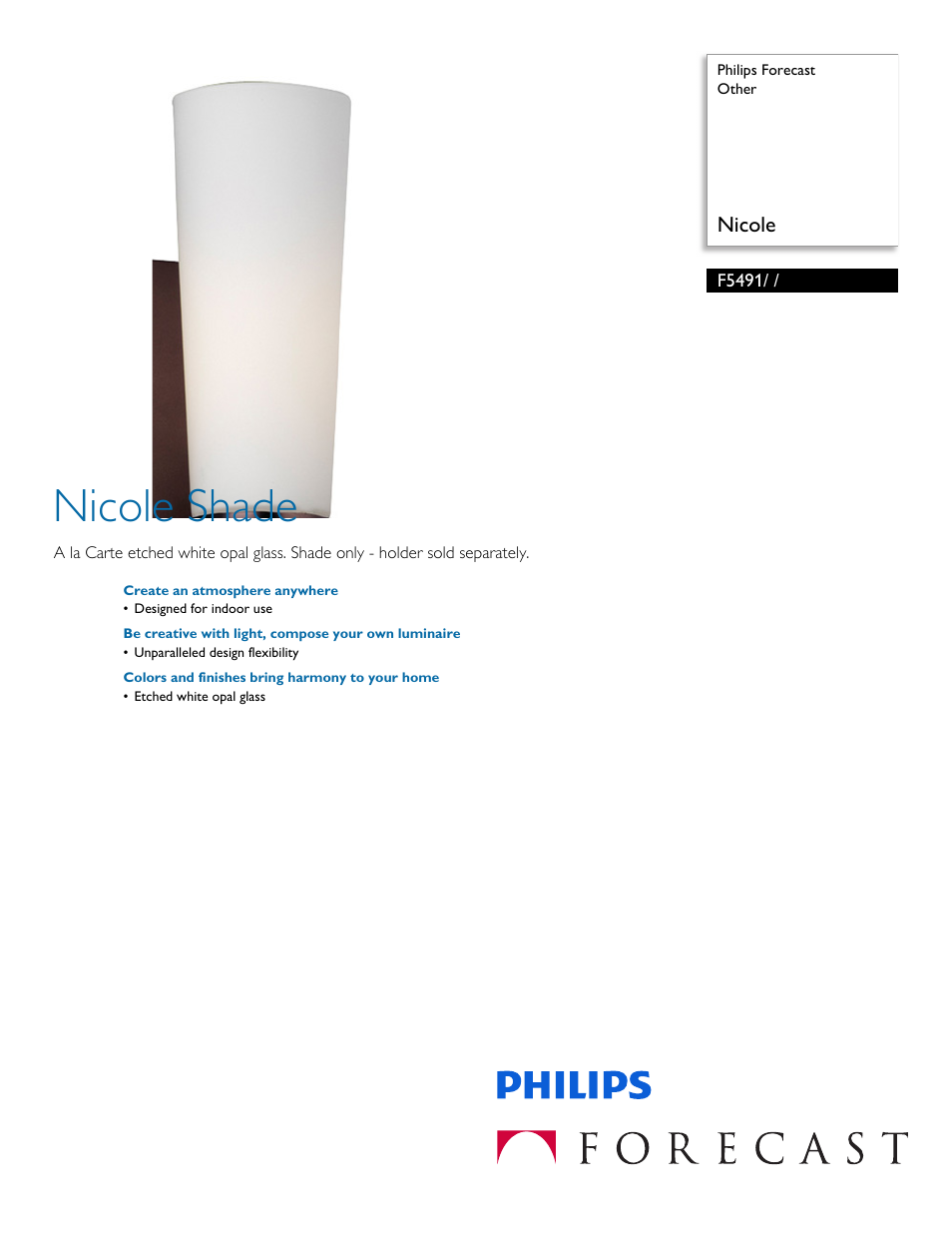 Philips F5491 User Manual | 2 pages