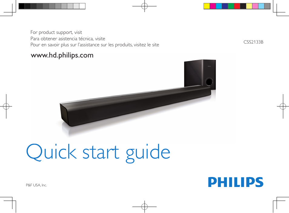Philips CSS2133B-F7 User Manual | 16 pages