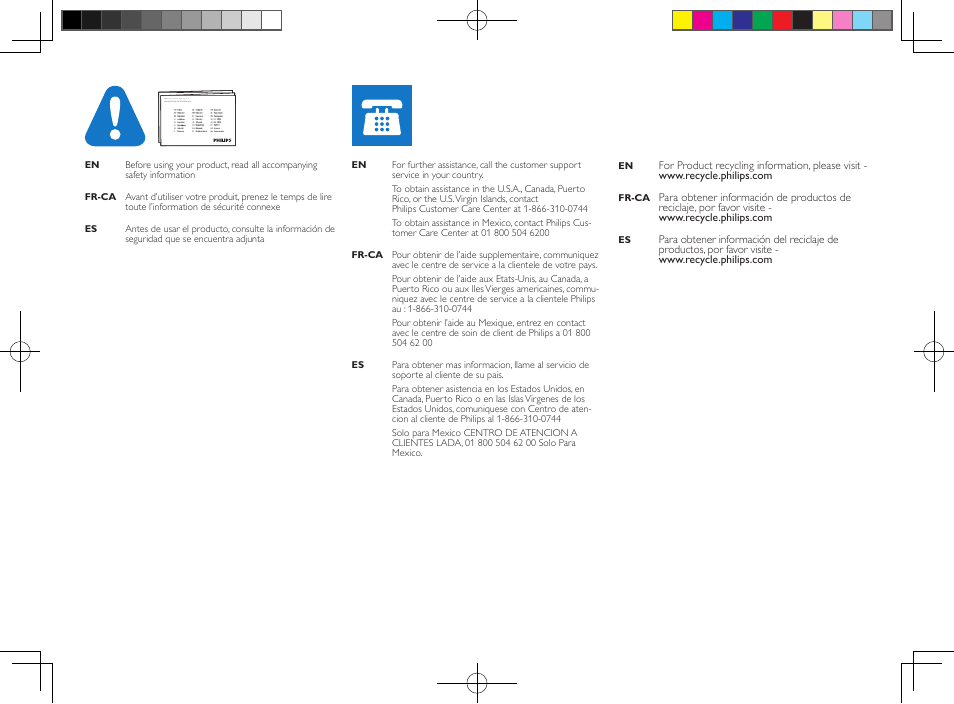 Register your product and get support at | Philips CSS2133B-F7 User Manual | Page 2 / 16