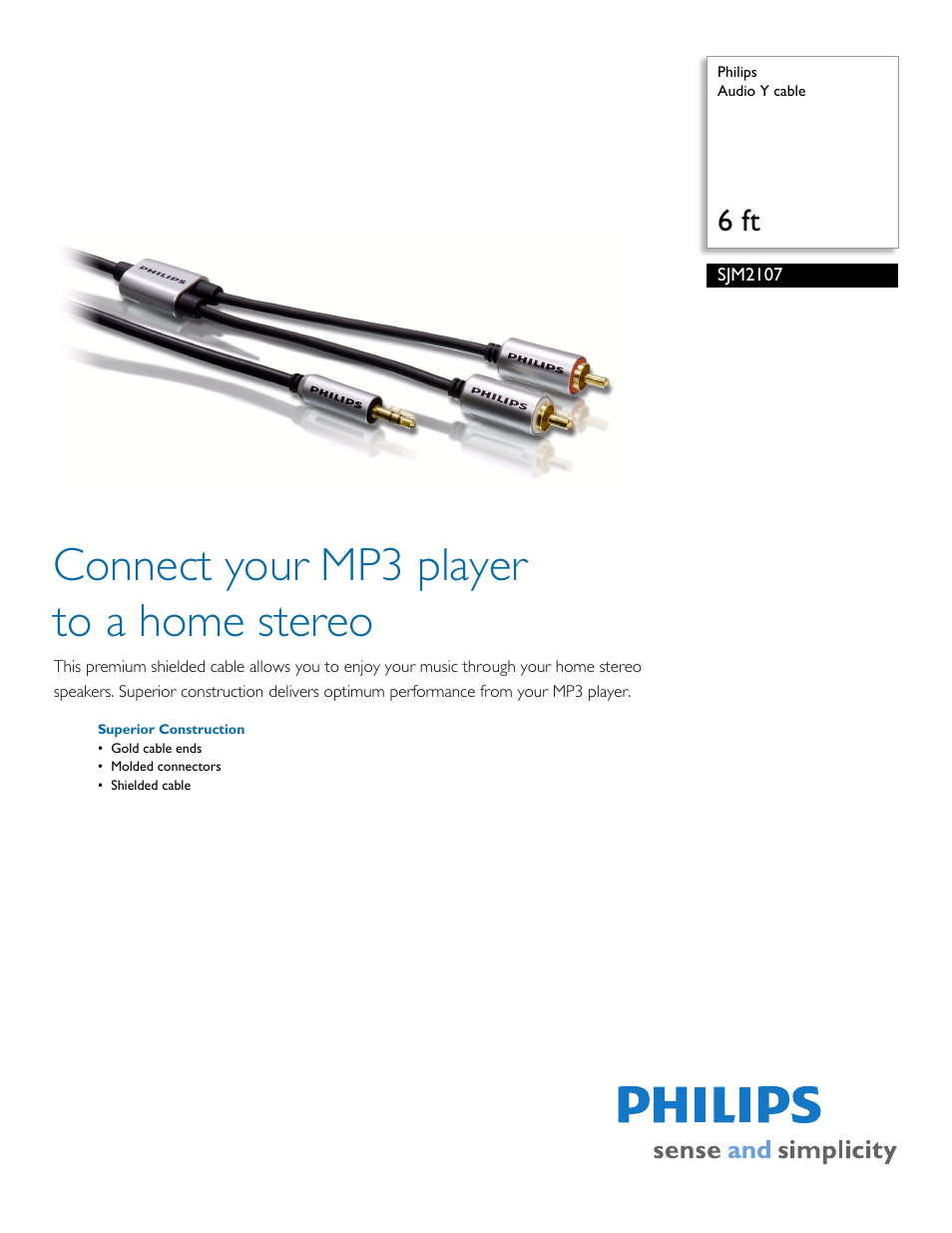 Philips SJM2107-17 User Manual | 2 pages