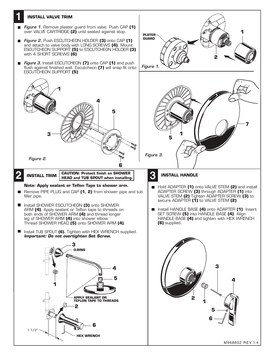 American Standard BERWICK T430.50X User Manual | Page 2 / 4