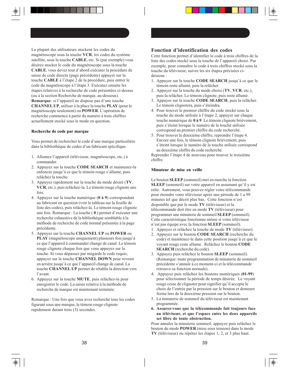 Configuration (suite) | Philips SRU5100-27 User Manual | Page 20 / 23