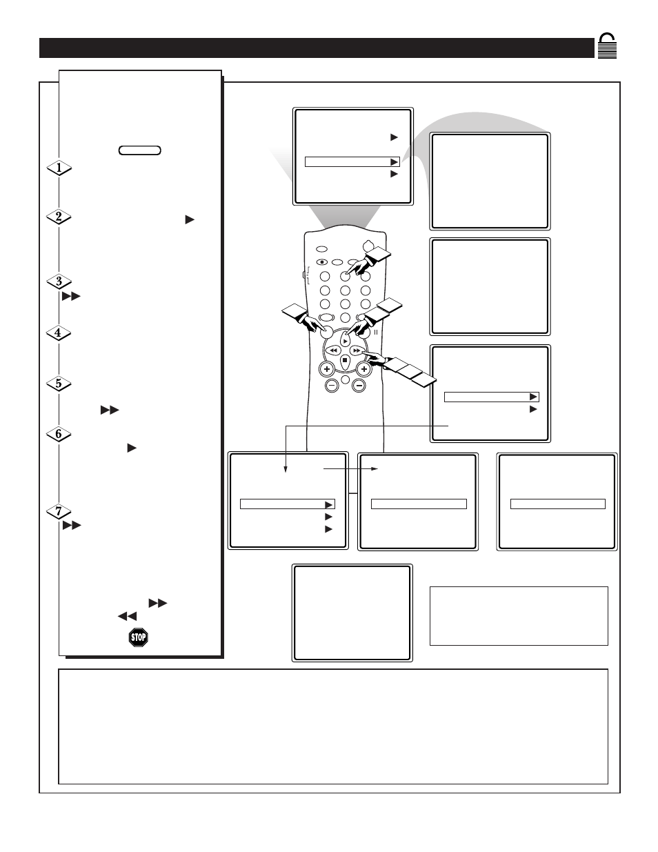 Nderstanding the, Ontrol, Locking | Ptions | Philips 20PT30B User Manual | Page 17 / 40