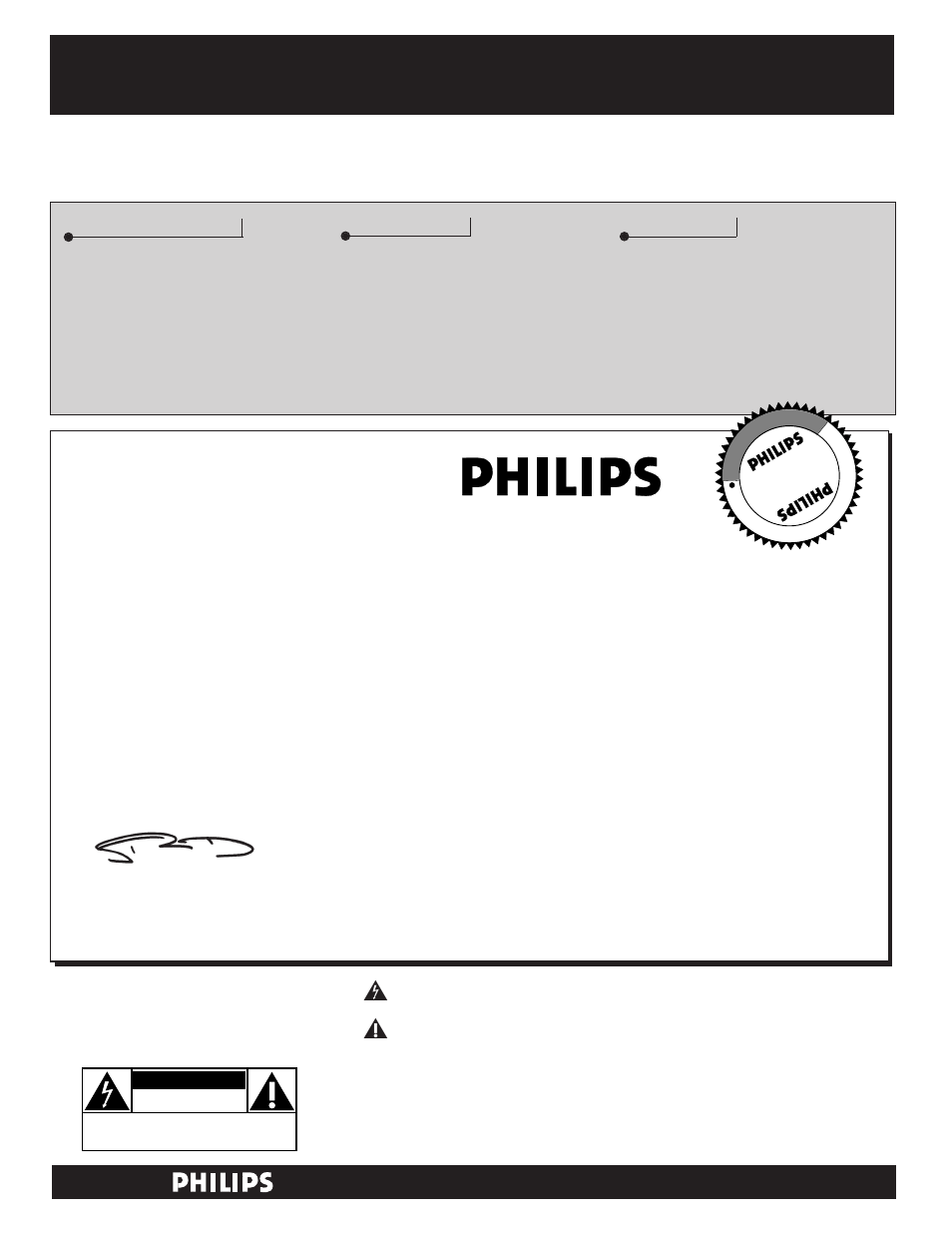 Safety, Warranty verification, Owner confirmation | Model registration, Hurry, Know these, Symbols | Philips 20PT30B User Manual | Page 2 / 40