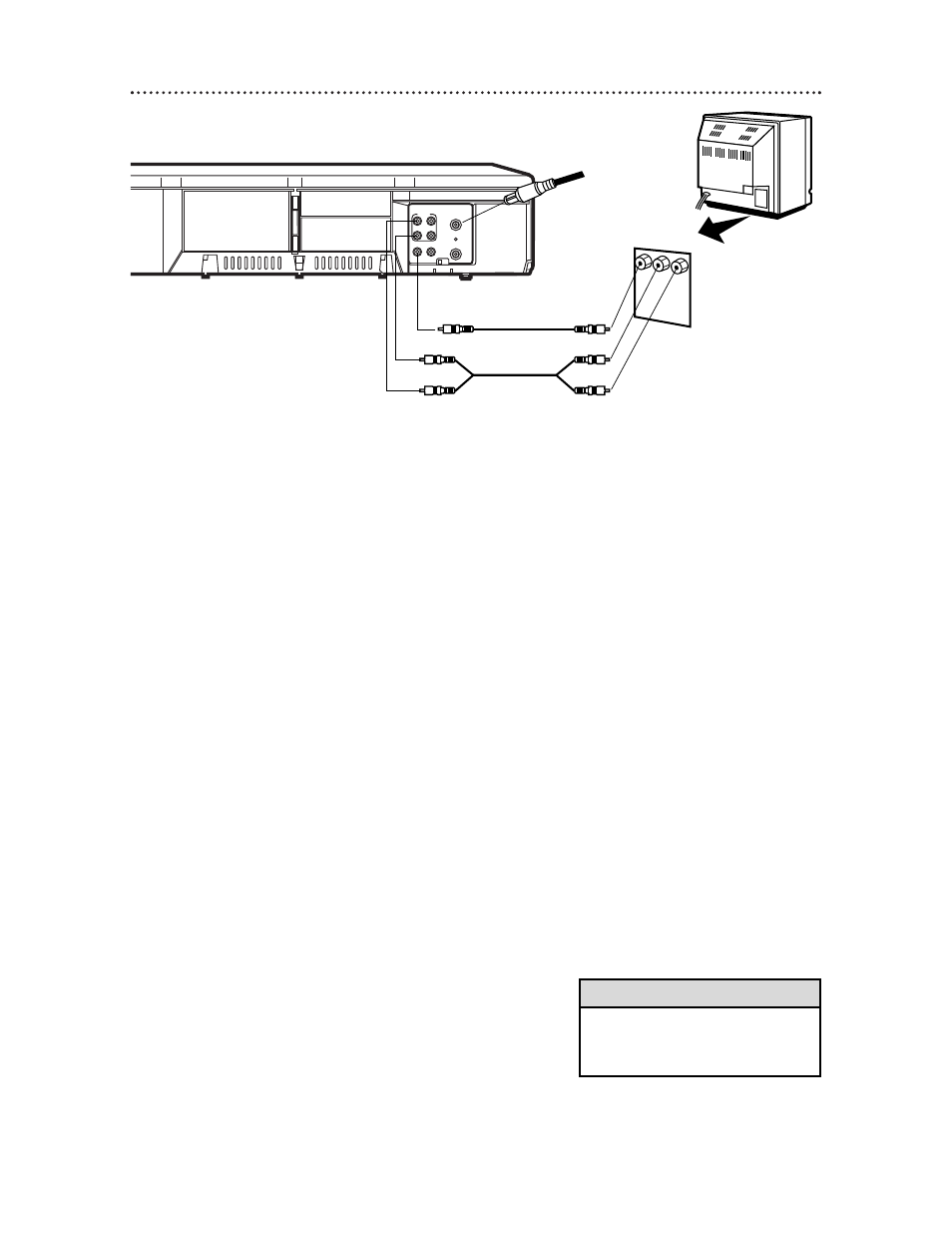 10 hookups with a stereo tv | Philips VR674CAT User Manual | Page 10 / 65