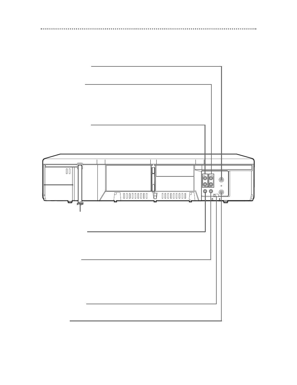 Rear panel 29 | Philips VR674CAT User Manual | Page 29 / 65