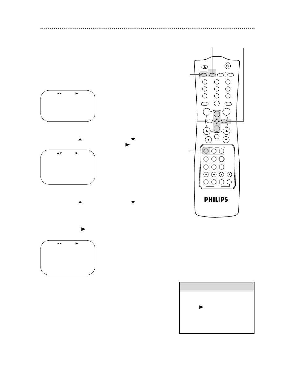 44 repeat play, Helpful hints | Philips VR674CAT User Manual | Page 44 / 65