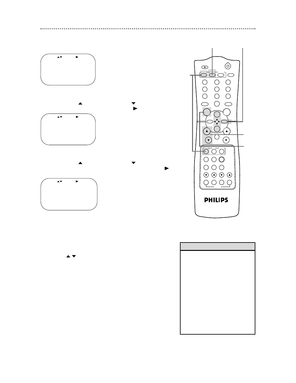 56 multi-channel television sound system (cont’d), Helpful hints | Philips VR674CAT User Manual | Page 56 / 65