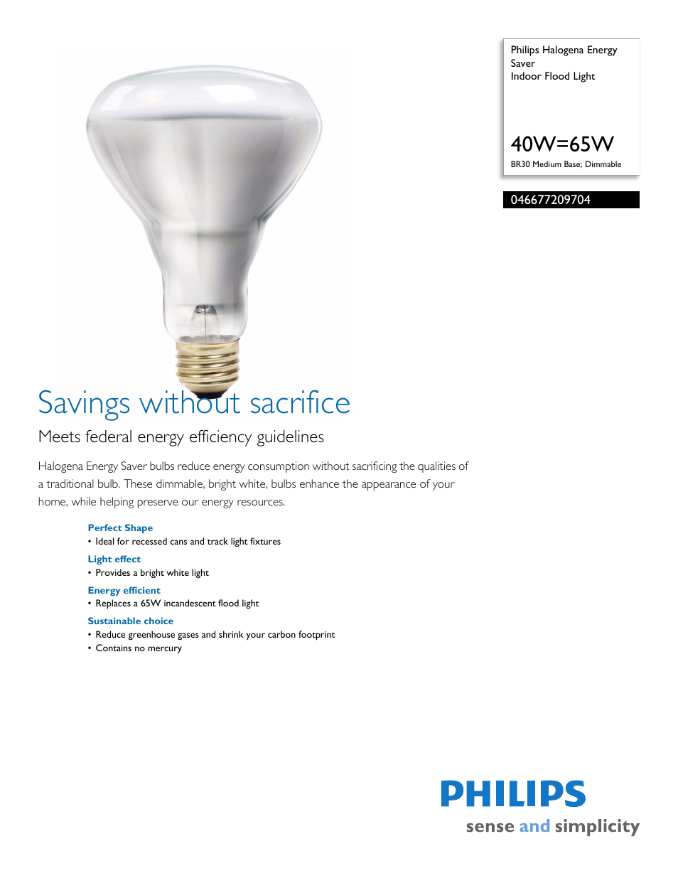 Philips 046677209704 User Manual | 2 pages