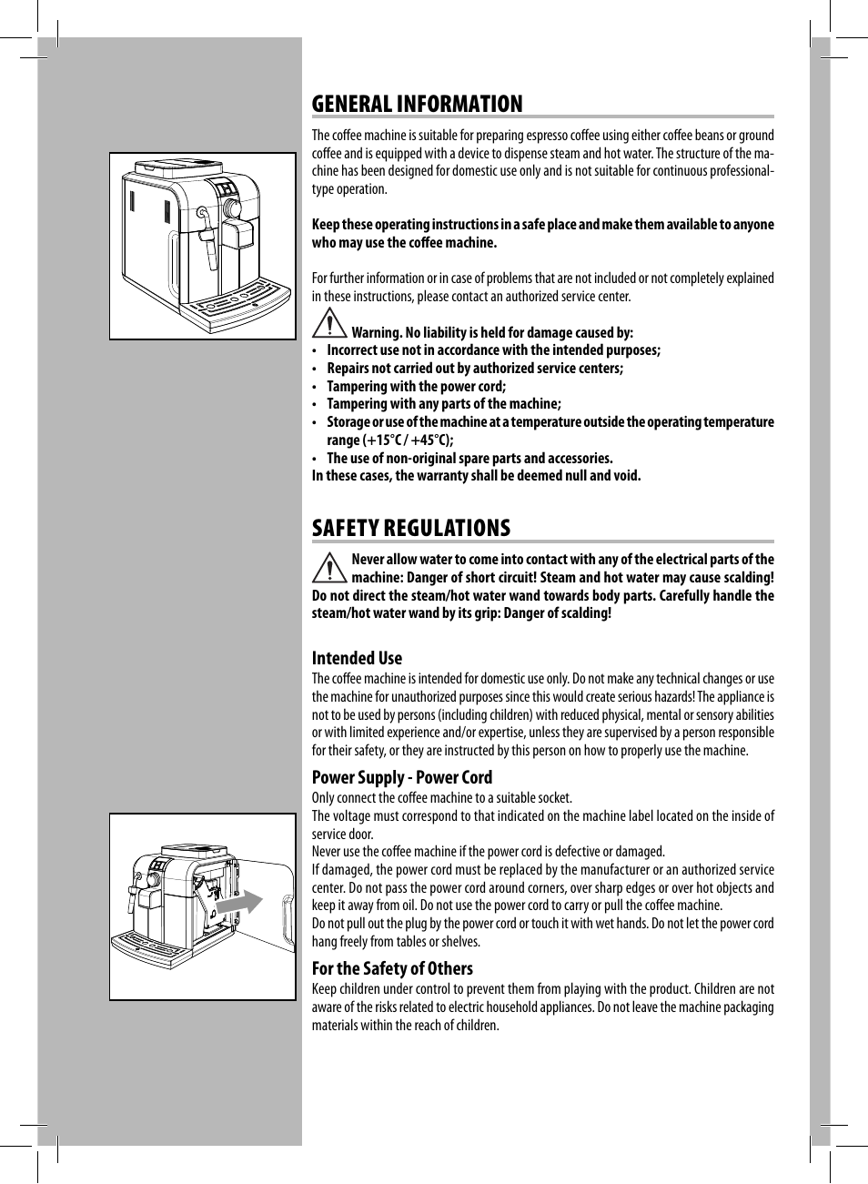 General information, Safety regulations | Philips HD8833-47 User Manual | Page 4 / 28