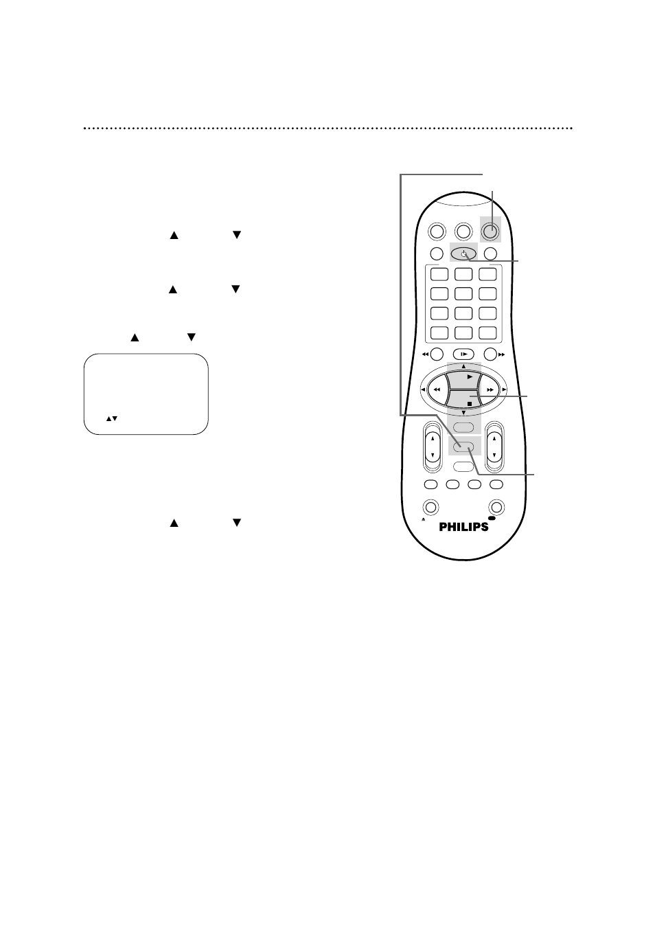 Setting the clock (cont’d) 17, Manual pbs channel selection | Philips VR960BPH99 User Manual | Page 17 / 71