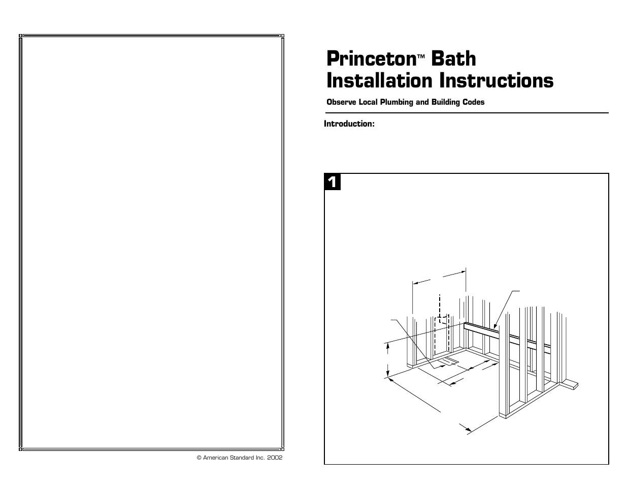 American Standard 2390.202 User Manual | 12 pages