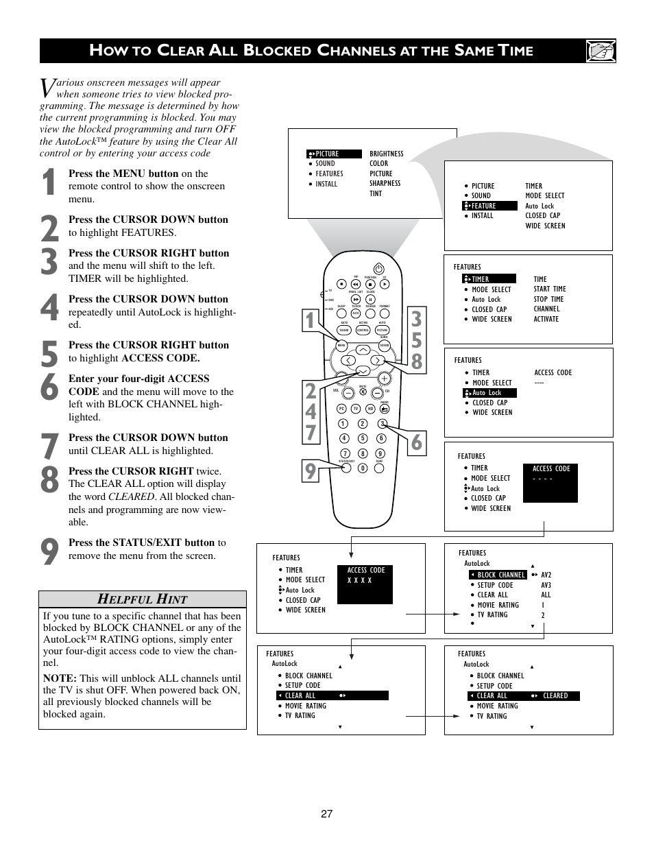 Philips 17PF9936-37 User Manual | Page 27 / 64