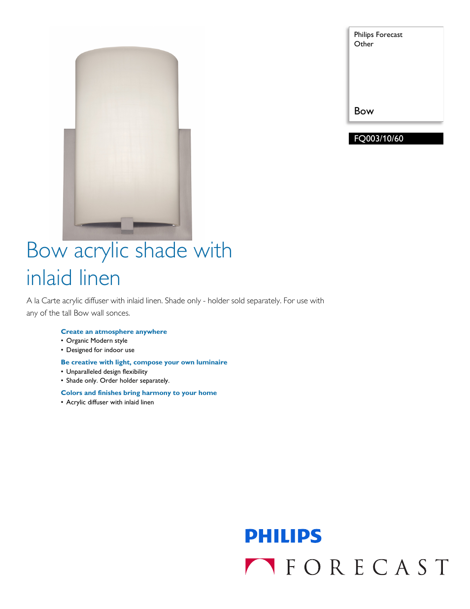 Philips FQ0031060 User Manual | 2 pages