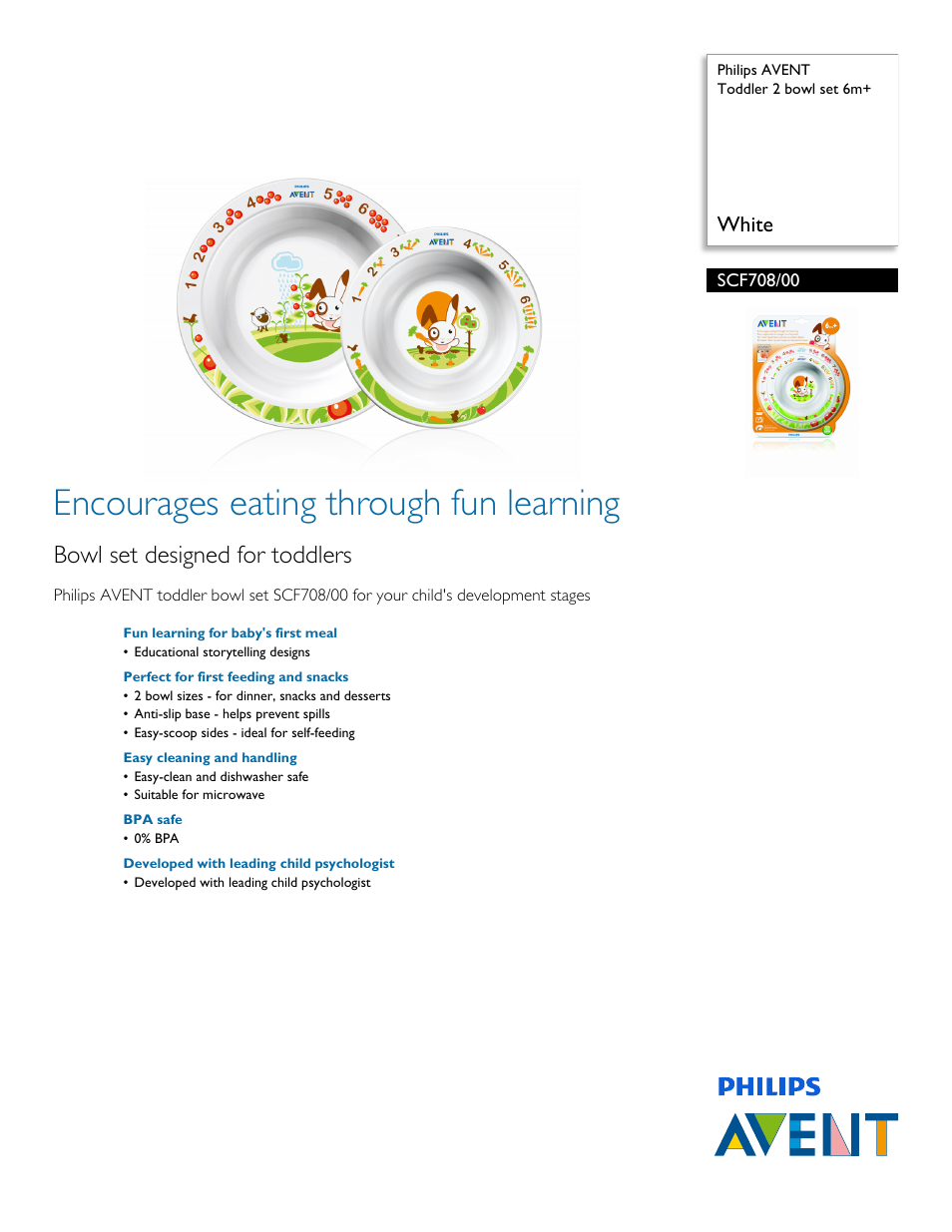 Philips SCF708-00 User Manual | 2 pages