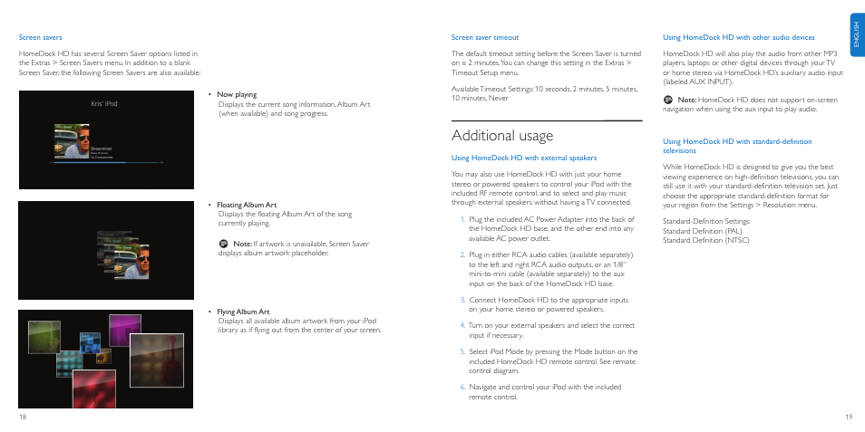 Additional usage | Philips DLA99901-17 User Manual | Page 10 / 14