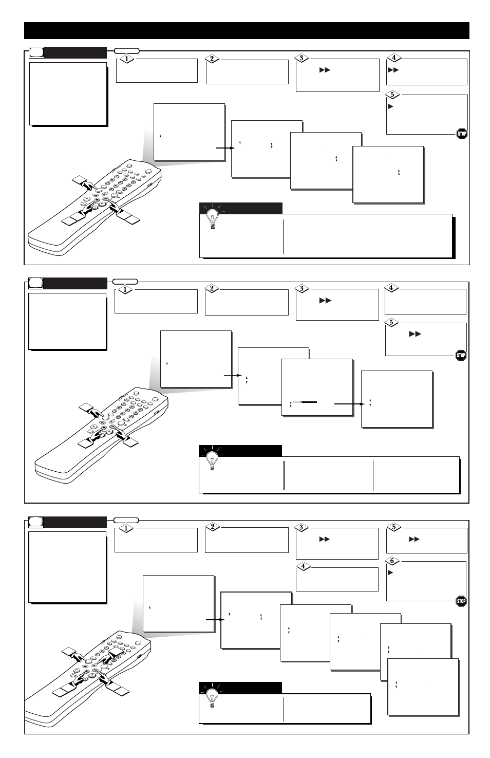 Installation f, Ow to, Se the | Eatures | Philips TS3259C User Manual | Page 3 / 4