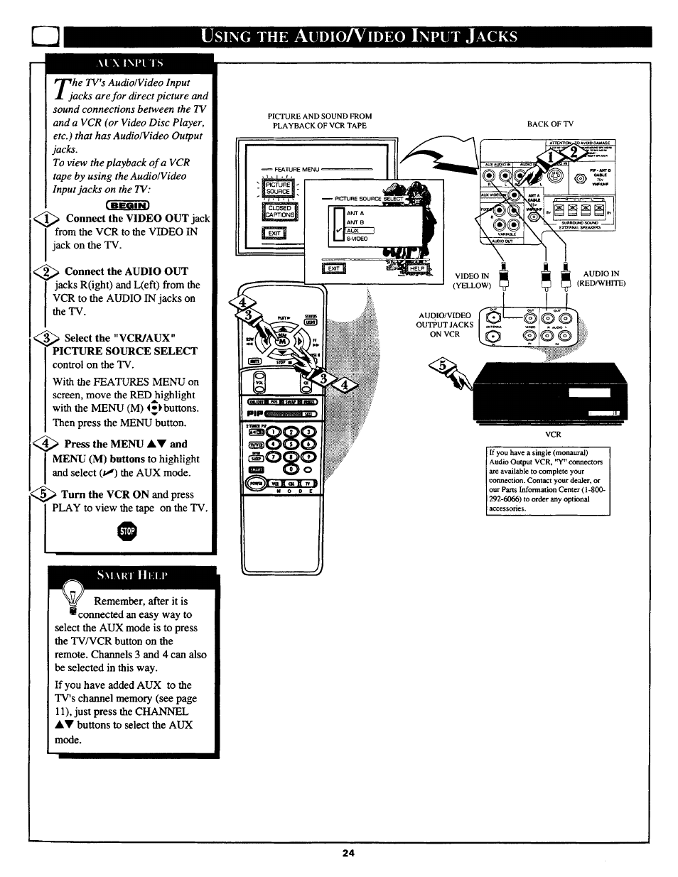 Sing, Udio, Ideo | Nput, Acks | Philips MX3690B User Manual | Page 24 / 48