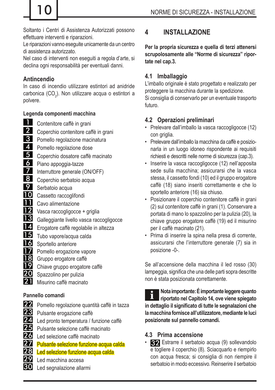 4installazione | Philips 740909008 User Manual | Page 10 / 92