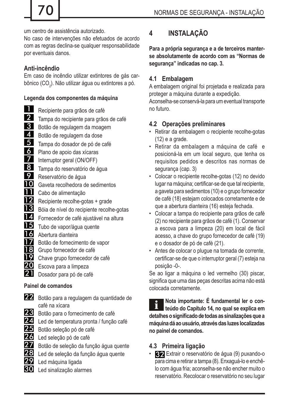 4instalação | Philips 740909008 User Manual | Page 70 / 92