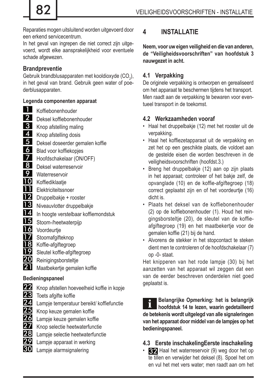 4installatie | Philips 740909008 User Manual | Page 82 / 92