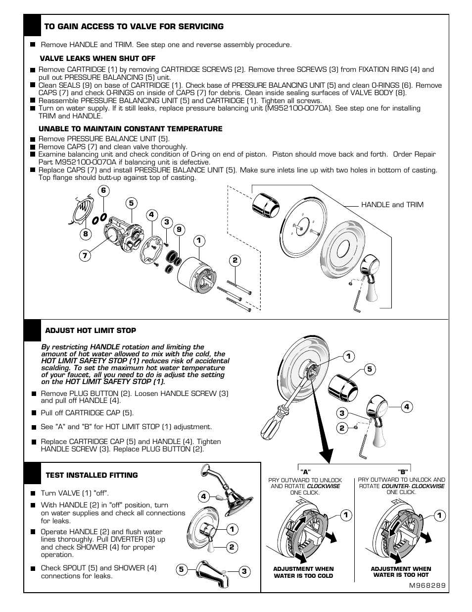 American Standard T6282 User Manual | Page 2 / 3