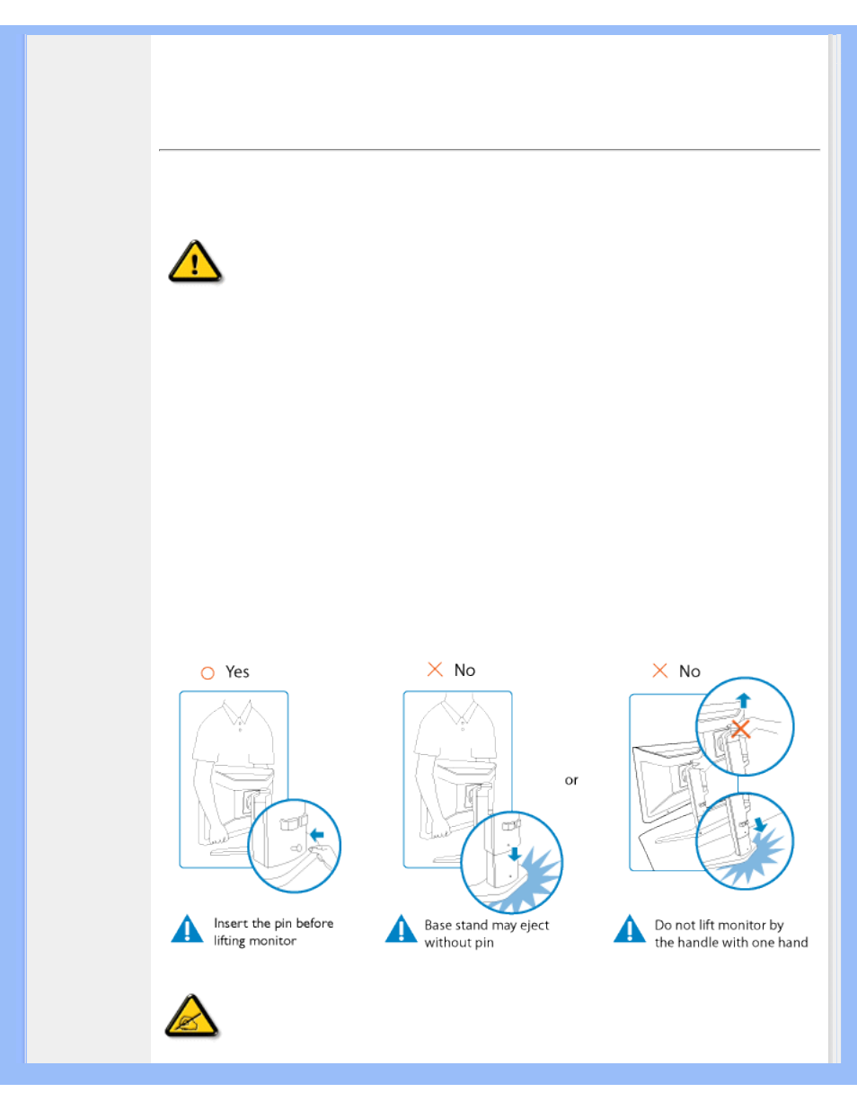 Safety and troubleshooting information | Philips 230WP7NS-27 User Manual | Page 2 / 95