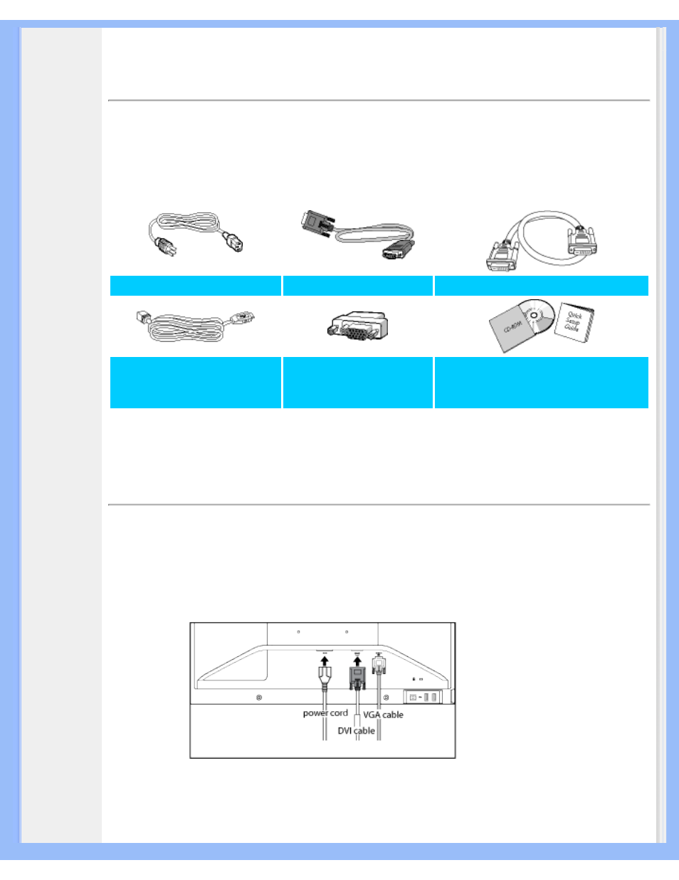 Setting up and connecting your monitor | Philips 230WP7NS-27 User Manual | Page 66 / 95