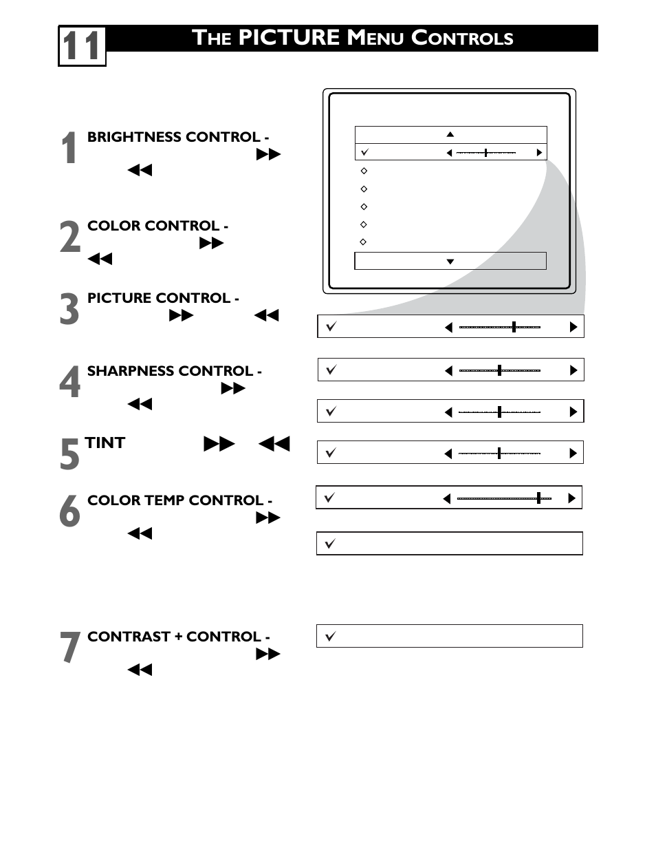 Picture m | Philips 14RF50S-71 User Manual | Page 15 / 36