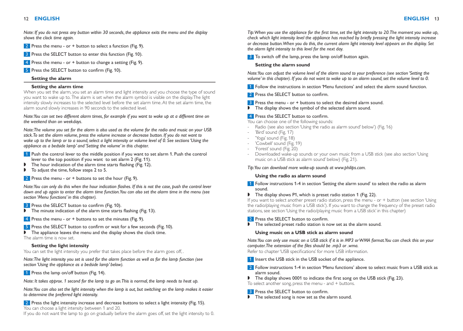 Philips HF3485-60 User Manual | Page 8 / 13