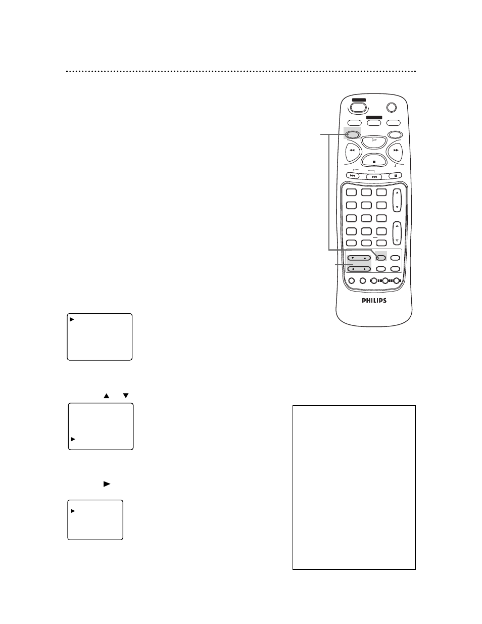 24 v-chip setup, Tv ratings | Philips CDV19BPH User Manual | Page 24 / 60