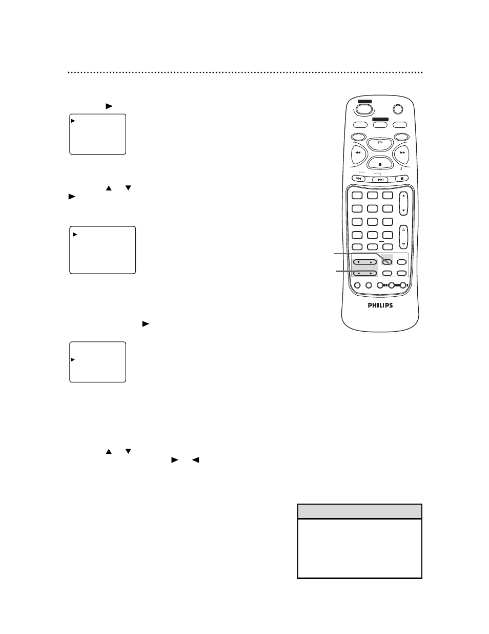 V-chip setup (cont’d) 25, Helpful hint | Philips CDV19BPH User Manual | Page 25 / 60