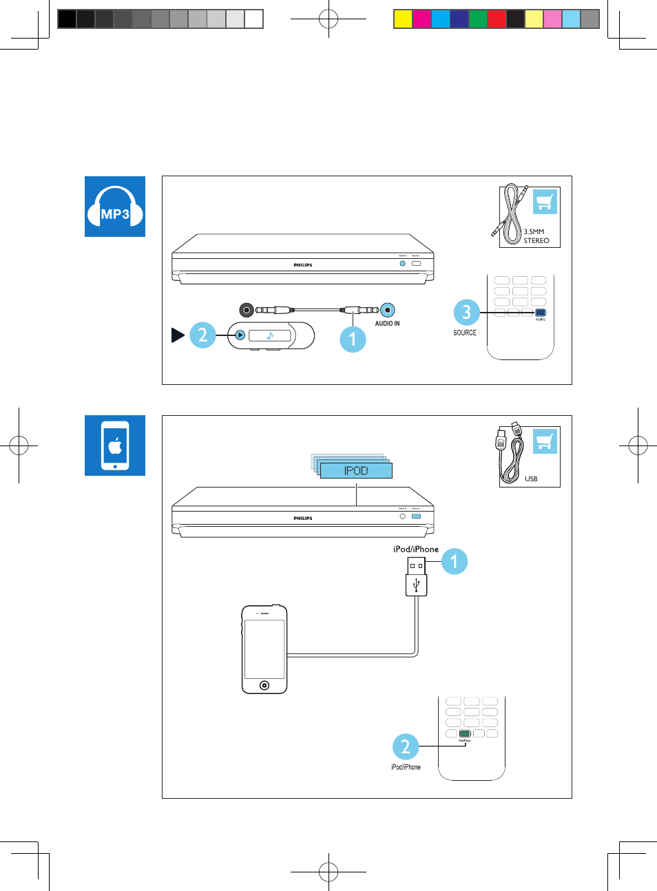 Philips HTB5544D-F7 User Manual | Page 12 / 57
