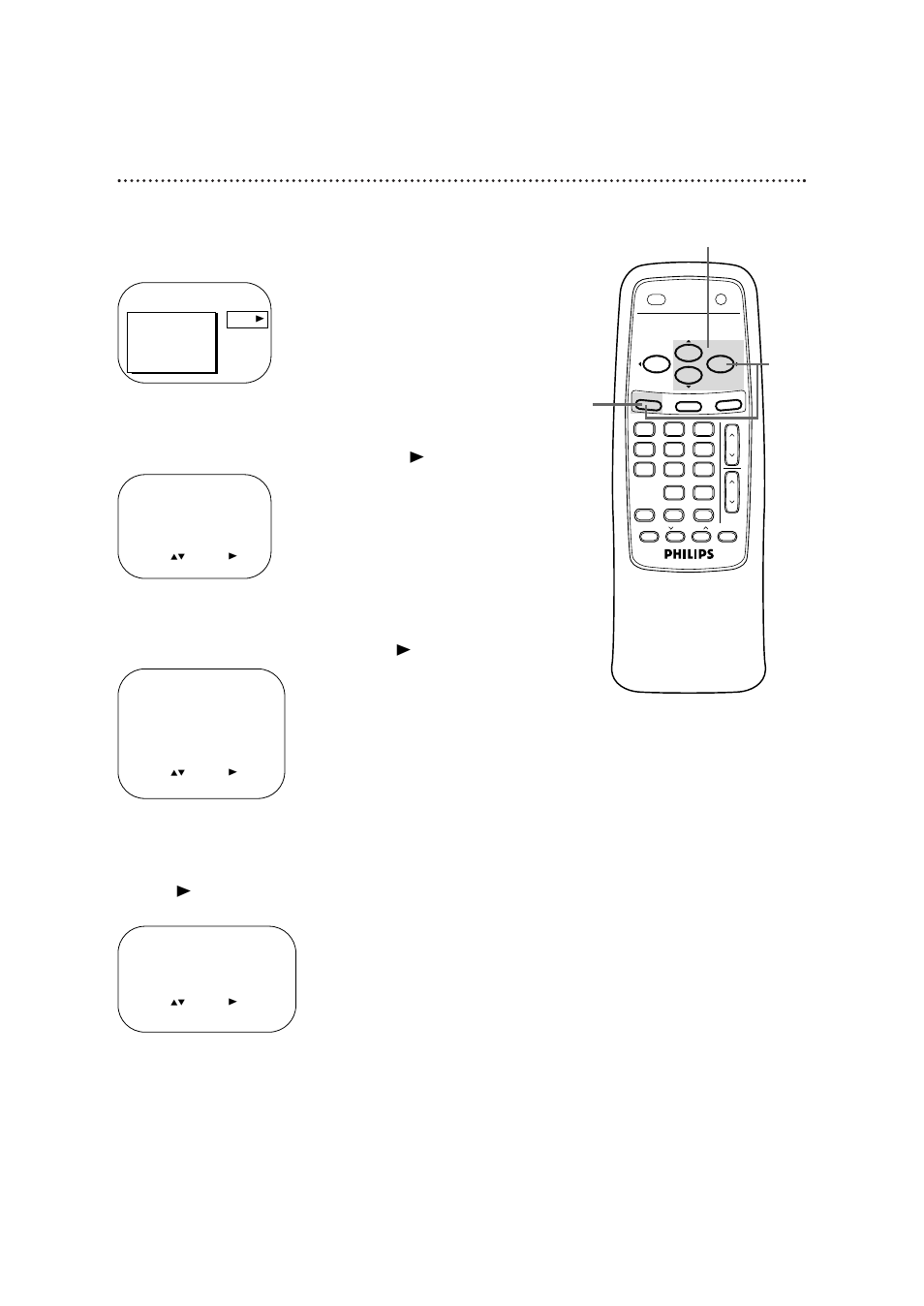 Setting the clock (cont’d) 17, Manual pbs channel selection | Philips CCB092AT User Manual | Page 17 / 56