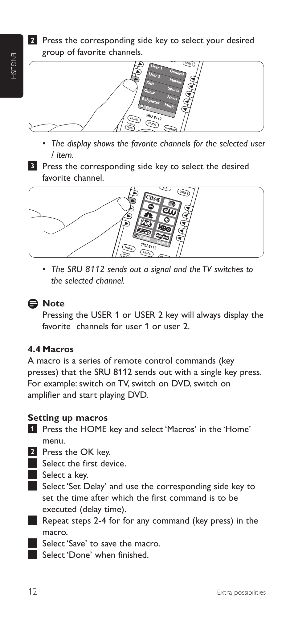 Philips SRU8112-27 User Manual | Page 12 / 22