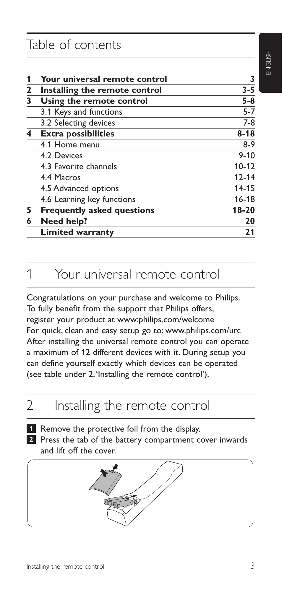 Philips SRU8112-27 User Manual | Page 3 / 22