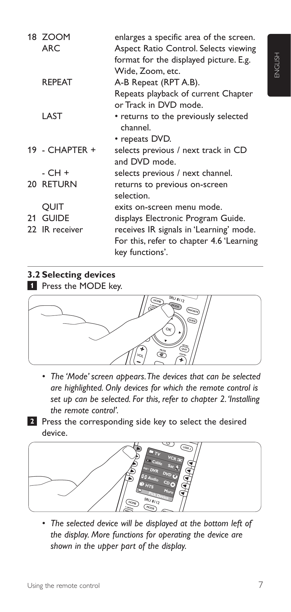 Philips SRU8112-27 User Manual | Page 7 / 22