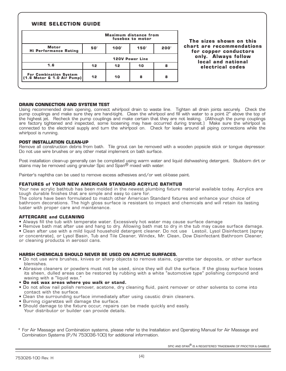 American Standard TOWN SQUARE 2748.XXXX User Manual | Page 4 / 4